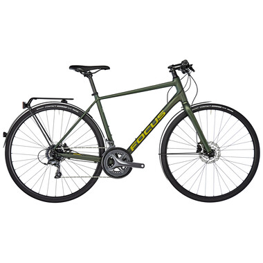 FOCUS ARRIBA 3.9 DIAMANT Trekking Bike Olive Green/Yellow 2019 0
